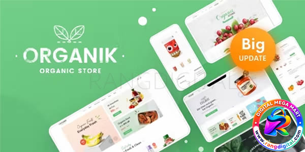 Organik Theme – Organic Food Store WordPress Theme Free Download v3.5.1
