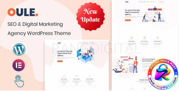 Oule Theme – Digital Marketing Agency WordPress Theme Free Download v2.0.5