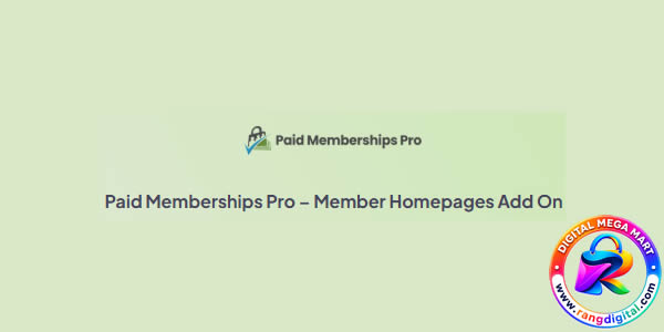 Paid Memberships Pro Member Homepages Free Download v0.3.1