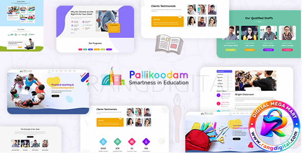 Pallikoodam – School WordPress Theme Free