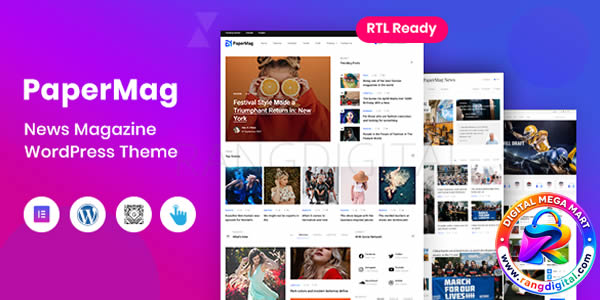 PaperMag News Magazine WordPress Theme Free