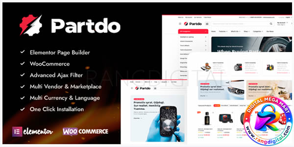 Partdo WooCommerce Theme Free Download v1.4.8