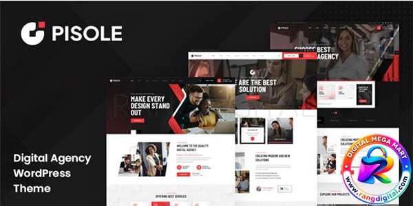 Pisole – Digital Creative Agency WordPress Theme Free Download v1.1.2