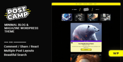 Postcamp WordPress Theme  Free Download v1.0.4