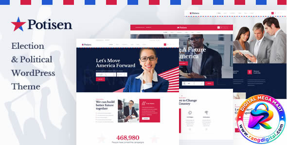 Potisen Theme – Election & Political WordPress Theme Free Download v1.2.8