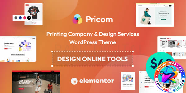 Pricom – Printing Company & Design Services WordPress Theme Free Download v1.8.1