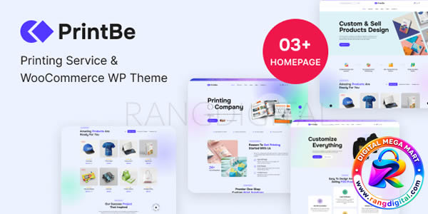 PrintBe - Printing Service & WooCommerce WP Theme