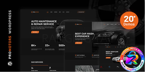 ProMotors – Car Service and Detailing WordPress