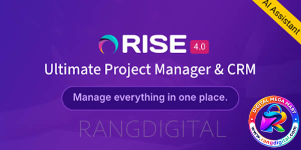 RISE – Ultimate Project Manager & CRM Free Download v4.4.1