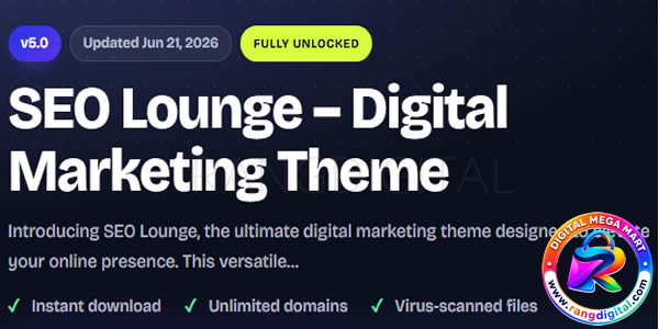 SEO Lounge Theme Free Download v5.0