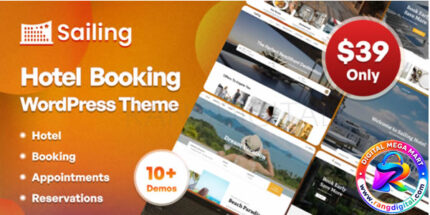 Sailing Hotel WordPress Theme Free Download v4.4.4