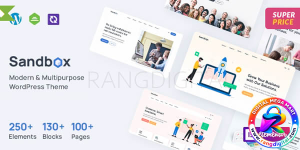 Sandbox Theme – Modern & Multipurpose WordPress Theme Free Download v1.1.21