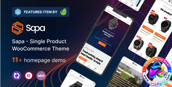 Sapa – Product Landing Page WooCommerce Theme Free Download v1.1.25 Sapa – Product Landing Page WooCommerce Theme Free Download v1.1.25