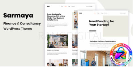 Sarmaya – Finance & Consultancy WordPress Theme