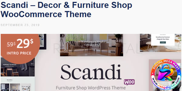 Scandi Theme – Decor & Furniture Shop WooCommerce Theme Free Download v1.2.2