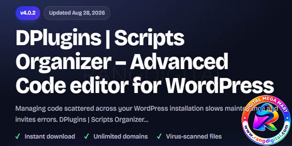 Scripts Organizer by DPlugins Free Download v4.0.1
