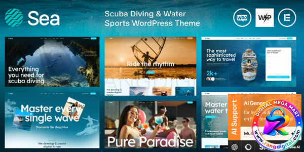 Sea – Scuba Diving & Water Pports WordPress Theme