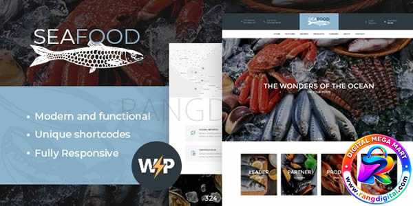 SeaFood Company - Fish Restaurant WordPress Theme