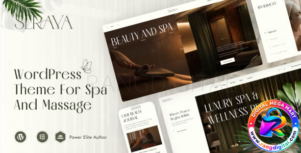 Serava – Spa & Massage Salon Beauty Theme Free Download v1.0.0
