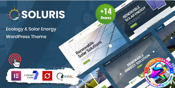 Soluris – Ecology & Solar Energy WordPress Theme Free Download v1.0.9