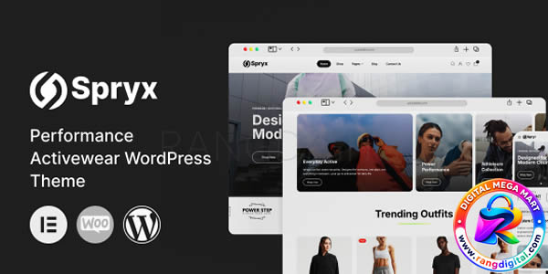 Spryx – Performance Activewear WordPress Theme