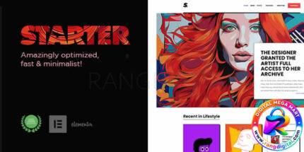 Starter – Optimized, Fast & Minimalist Blog Theme!