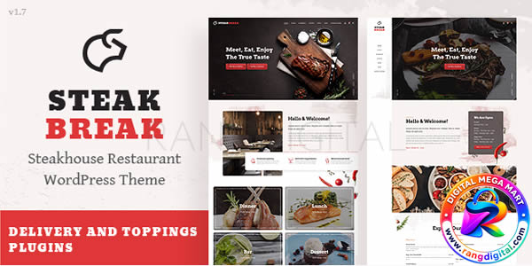 SteakBreak – Meat Restaurant WordPress Theme Free Download v1.9.0 SteakBreak – Meat Restaurant WordPress Theme Free Download v1.9.0
