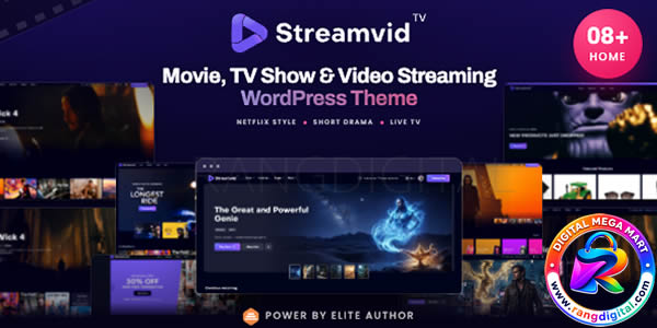 StreamVid WordPress Theme Free Download v6.4.5