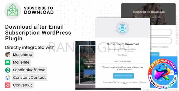 Subscribe to Download - Download after Email Subscription WordPress Plugin