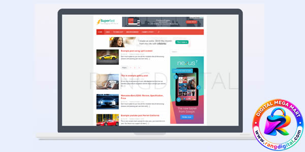 Superfast Theme Free Download v2.1.3