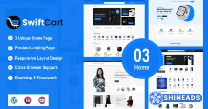 SwiftCart – Multipurpose WooCommerce WordPress Theme  Free Download v1.0.2