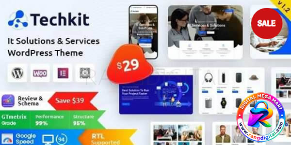 Techkit Theme Free Download v2.5