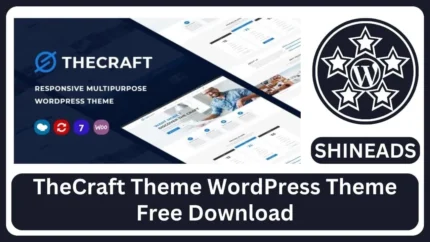 TheCraft Theme WordPress Theme Free Download v1.35