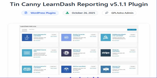 Tin Canny LearnDash Reporting Free Download v5.1.1