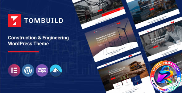 Tombuild Theme – Construction & Engineering WordPress Theme Free Download v1.1.5
