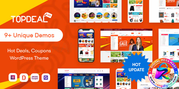 TopDeal WooCommerce Theme Free Download v2.4.0
