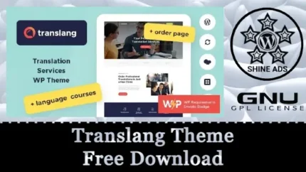 Translang Theme Free Download v1.1.16