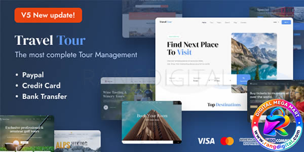 Travel WP Theme – Travel Tour Booking WordPress Theme Free Download v2.1.9