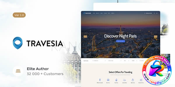 Travesia | A Travel Agency and Booking WordPress