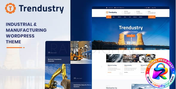 Trendustry – Industrial & Manufacturing WordPress Theme Free Download v1.1.4
