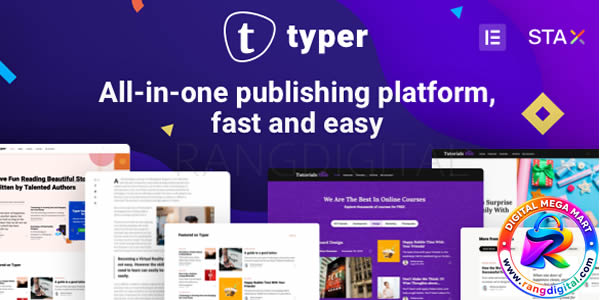 Typer WordPress Theme Free Download v1.40.0
