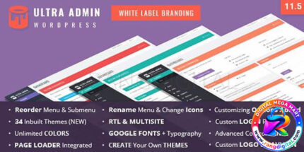 Ultra WordPress Admin Theme Free Download v11.7