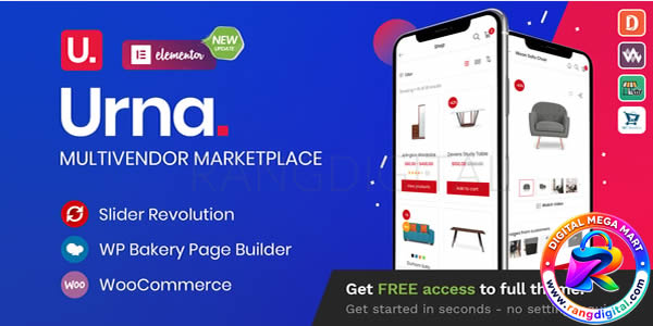 Urna WooCommerce Theme Free Download v2.6.1