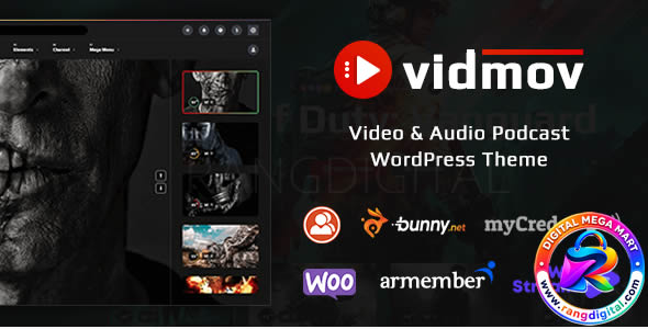 VidMov Theme – Video WordPress Theme Free