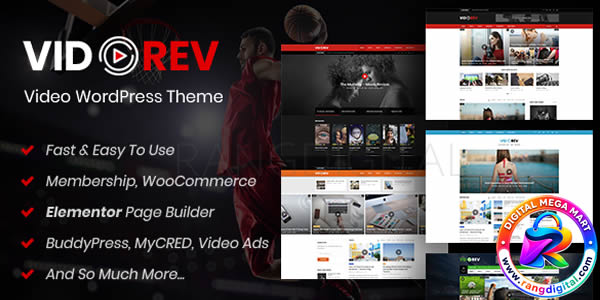 VidoRev WordPress Theme Free Download
