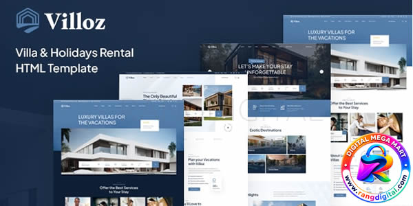 Villoz - Villa & Holidays Rental HTML Template