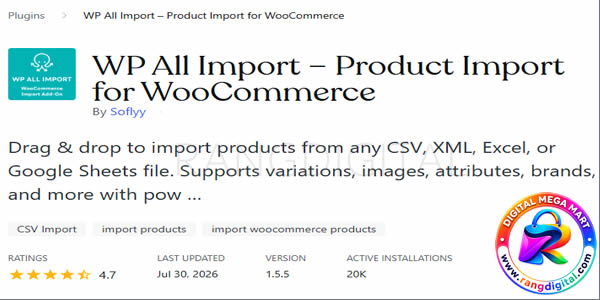 WP All Import Pro WooCommerce Addon Free