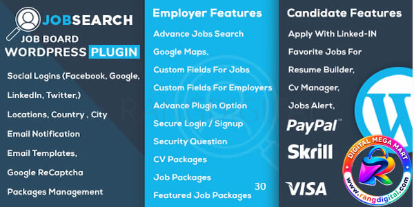 WP JobSearch Plugin Free Download v3.3.6