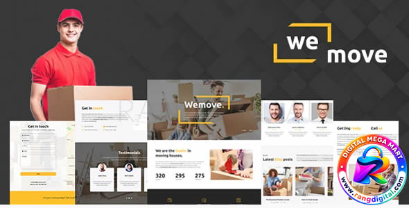 WeMove Theme – Home Moving & Logistic WordPress