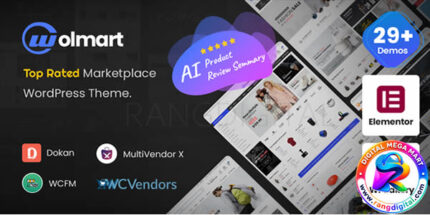Wolmart WooCommerce Theme Free Download v1.9.10